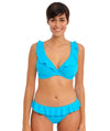 Freya Swim Jewel Cove Underwire High Apex Bikini Top - Plain Turquoise Swim