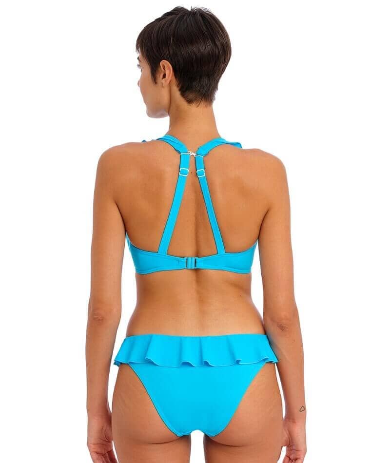 Freya Swim Jewel Cove Underwire High Apex Bikini Top - Plain Turquoise Swim