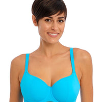Freya Swim Jewel Cove Underwire Sweetheart Bikini Top - Plain Turquoise