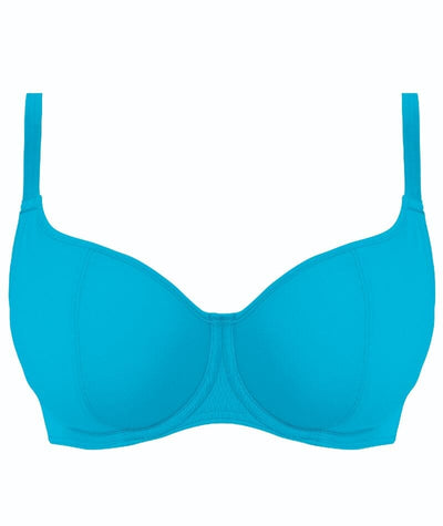 Freya Swim Jewel Cove Underwire Sweetheart Bikini Top - Plain Turquoise Swim