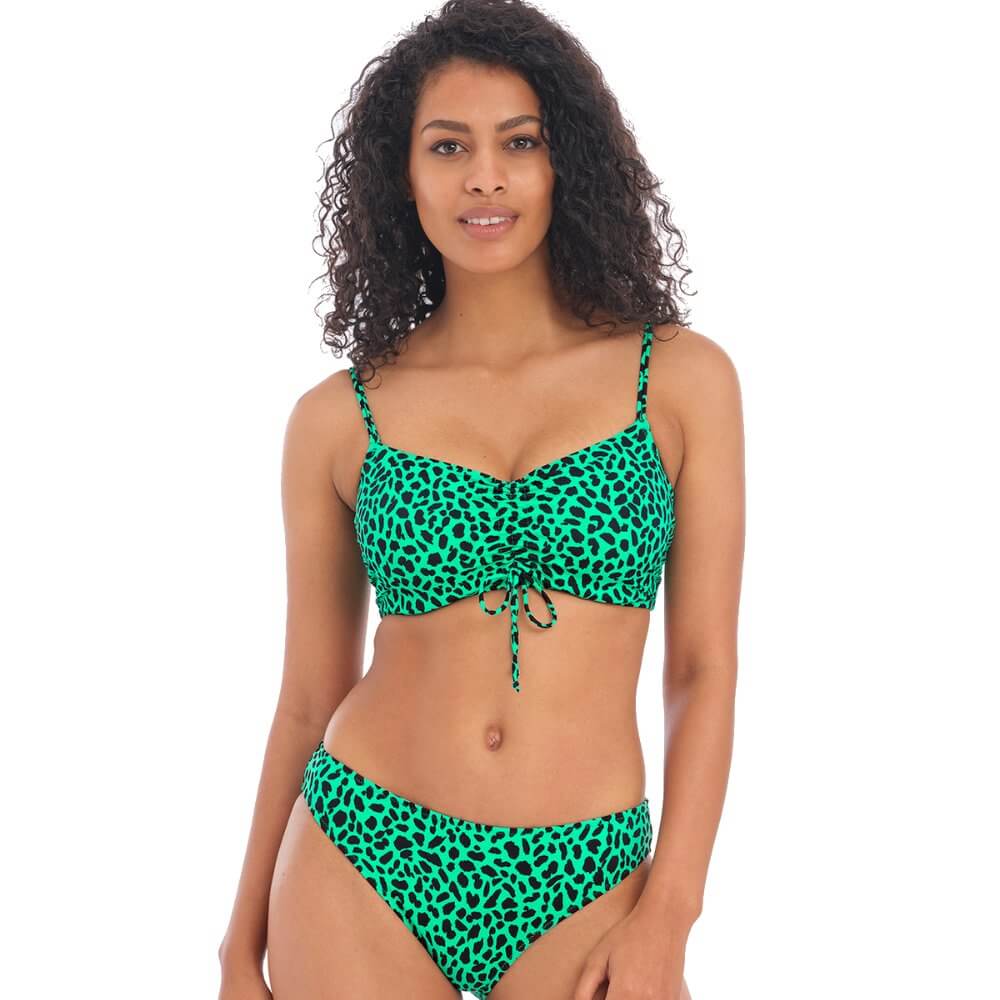 Triangle bikini bra - Green - Sz. 42-60 - Zizzifashion