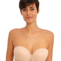 Freya Tailored Strapless Molded Underwire Bra (401109),28G,Natural