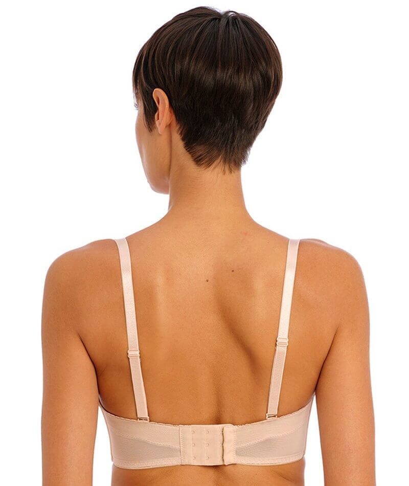 Freya Tailored Underwire Moulded Strapless Bra - Natural Beige - Curvy Bras Freya Tailored Underwire Moulded Strapless Bra - Natural Beige - Curvy Bras