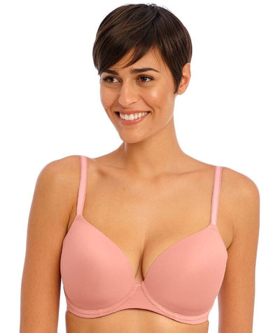 Freya Undetected Underwire Moulded T-shirt Bra - Ash Rose - Curvy Bras