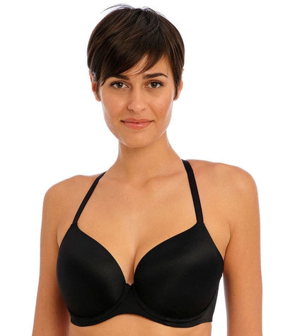 Freya Undetected Underwire Moulded T-shirt Bra - Black Bras