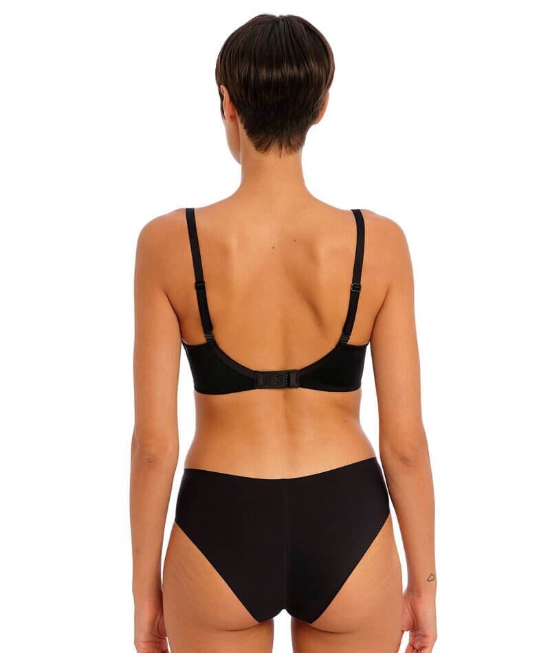 Freya Undetected Underwire Moulded T-shirt Bra - Black Bras