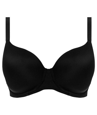 Freya Undetected Underwire Moulded T-shirt Bra - Black Bras