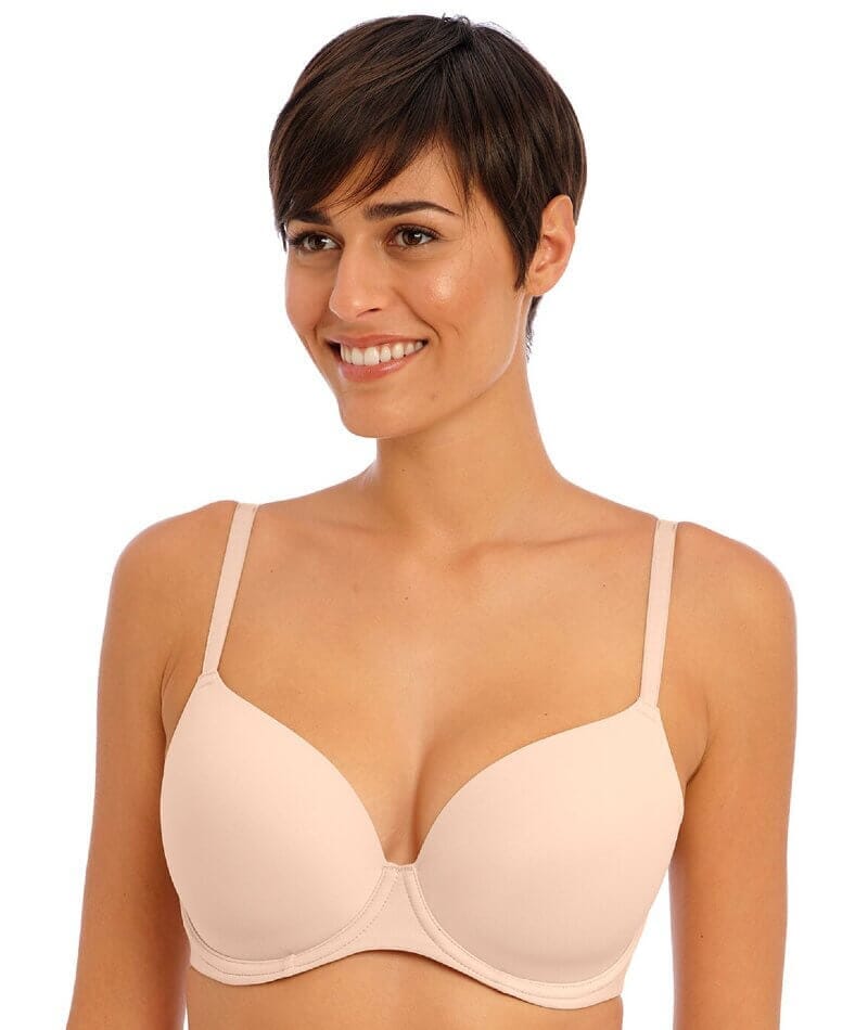 Freya Undetected Underwire Moulded T-shirt Bra - Natural Beige