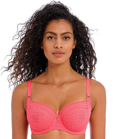 Freya Viva Underwired Side Support Bra - Sunkissed Coral Bras