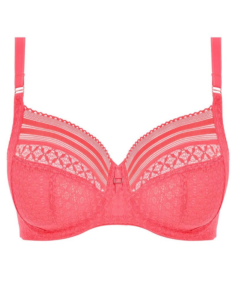 Freya Viva Underwired Side Support Bra - Sunkissed Coral Bras