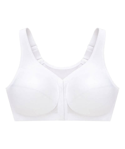 Front Closure Bras for Women Back Support Posture Correction Underwear  Corset Full Coverage Lingerie Wireless Bralette (Color : White, Size :  Large) : : Clothing, Shoes & Accessories