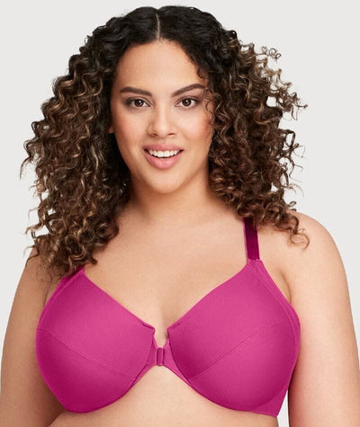Vanity Fair Womens Front Closure with No-Poke Underwire Bra Full