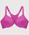 Glamorise Front-Closure Smoothing WonderWire Bra - Berry Bras