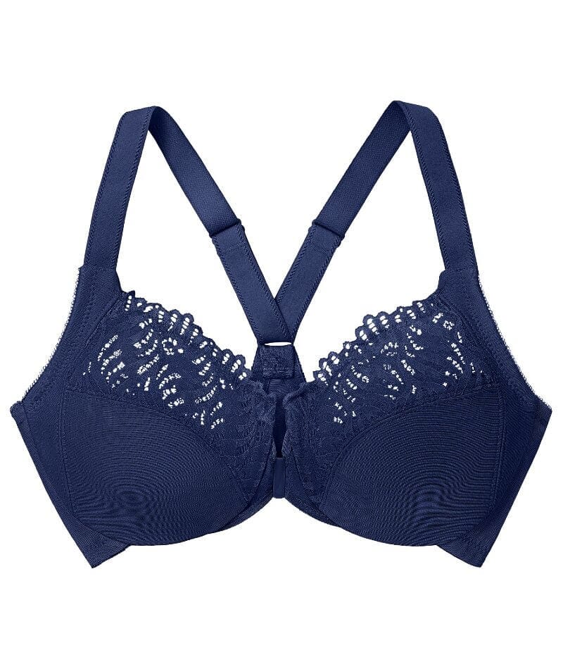 Buy PrettyCat Perfect front closure Padded Bra Blue online