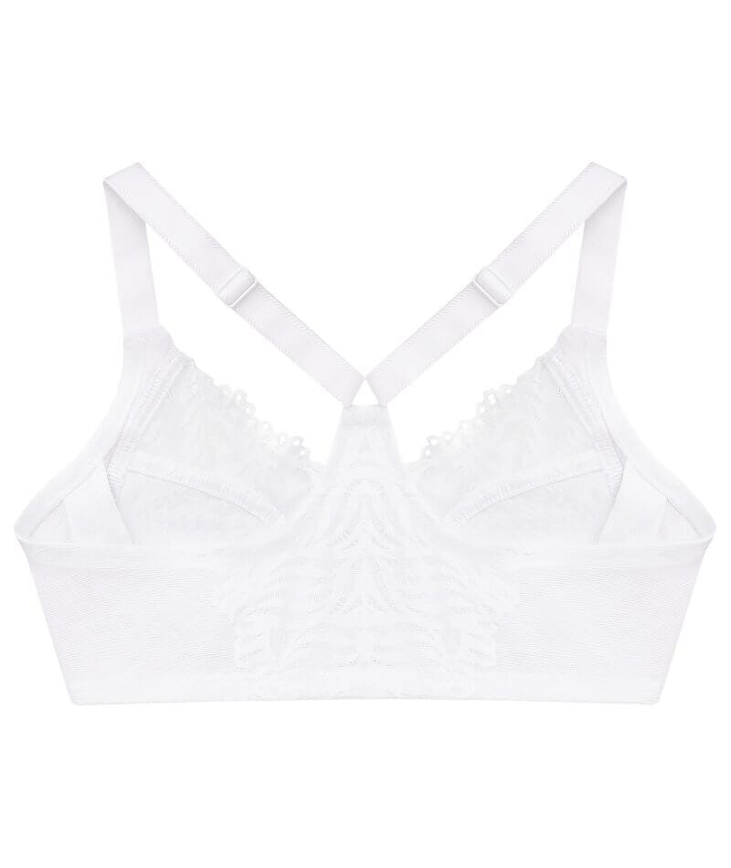 Self Expressions Extra Coverage T-Back Bra (SE7112) 38C/White