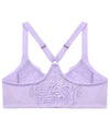 Glamorise Front-Closure T-Back WonderWire Bra - Soft Lilac Bras