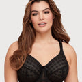 Glamorise Lace Comfort WonderWire Bra - Black