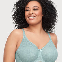 Glamorise Lace Comfort WonderWire Bra - Jade