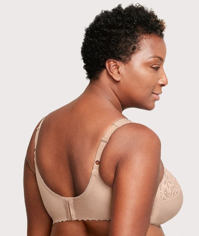 Glamorise Womens Magiclift Natural Shape Support Wirefree Bra 1010 Café 38h  : Target