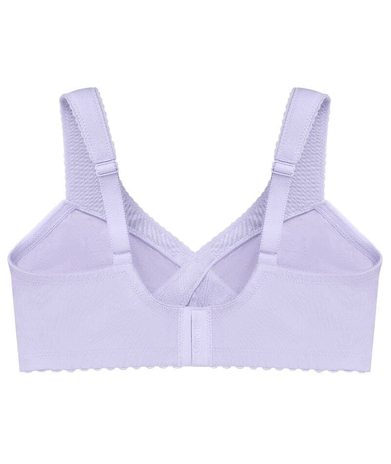 Glamorise MagicLift Cotton Wire-free Support Bra - Lilac Bras