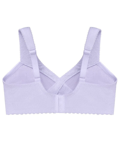 Glamorise MagicLift Cotton Wire-free Support Bra - Lilac Bras