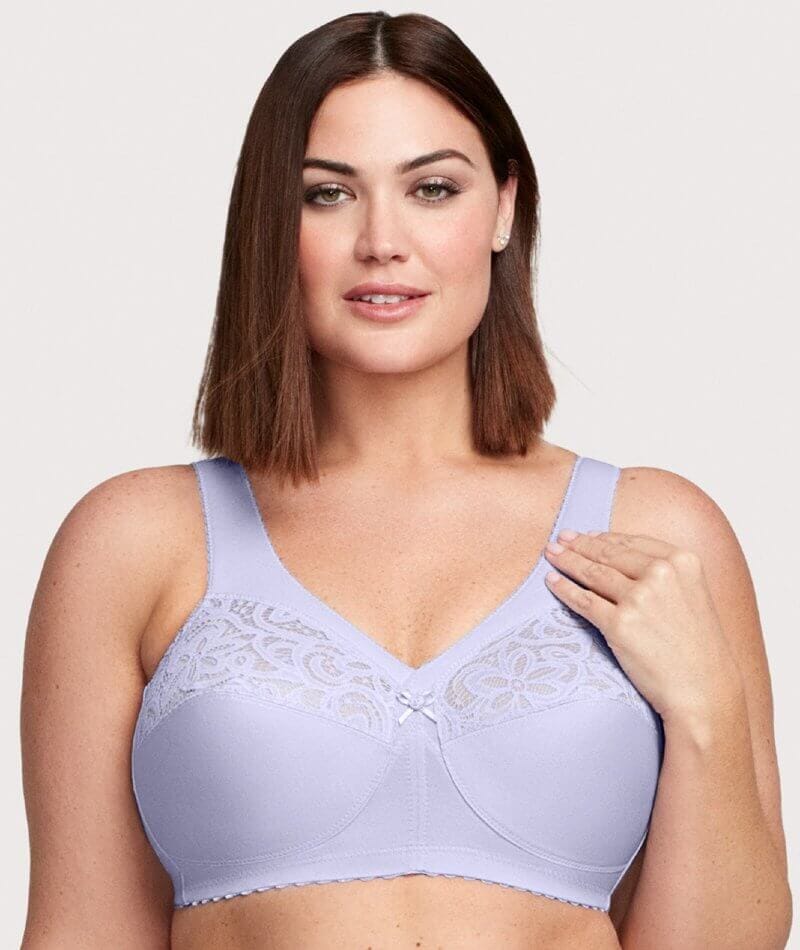 Glamorise Magic Lift Longline Plus Size Bra. The MagicLift design