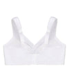 Glamorise MagicLift Cotton Wire-free Support Bra - White Bras