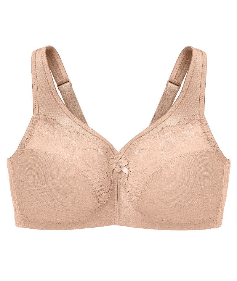 Glamorise MagicLift Wire-free Minimizer Bra - Cafe Bras