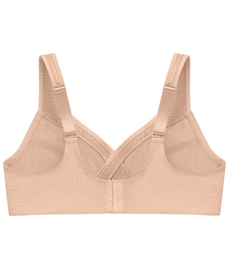 Glamorise MagicLift Minimizer Wire-free Bra - Cafe Bras 