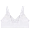 Glamorise MagicLift Wire-free Minimizer Bra - White Bras