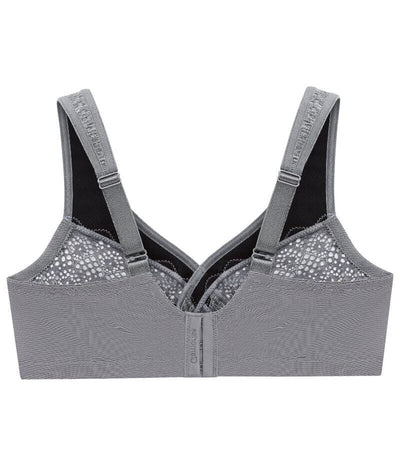 Glamorise MagicLift Moisture Wire-free Control Bra - Gray Bras