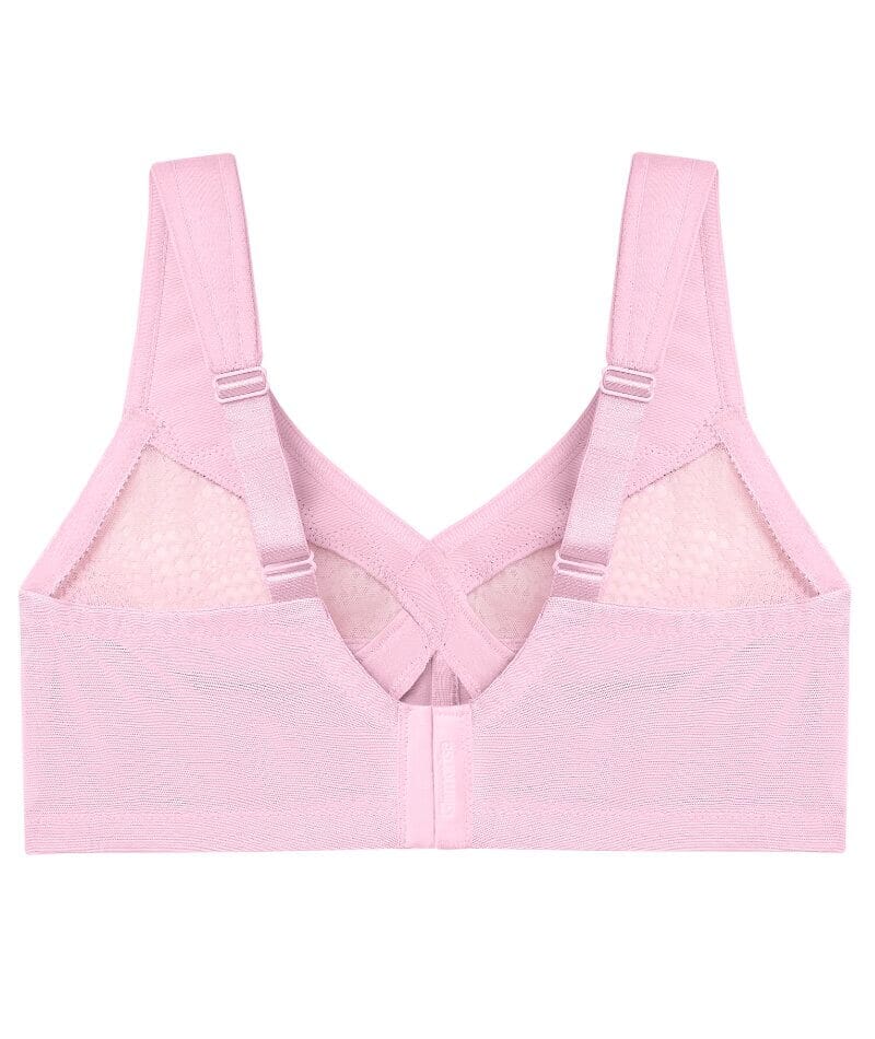 Heather Grey Bra With Pink Bow-30A