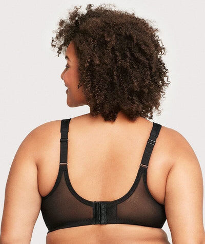 Glamorise MagicLift Natural Shape Support Wire-free Bra - Black Bras