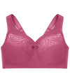 Glamorise MagicLift Natural Shape Support Wire-free Bra - Red Violet Bras