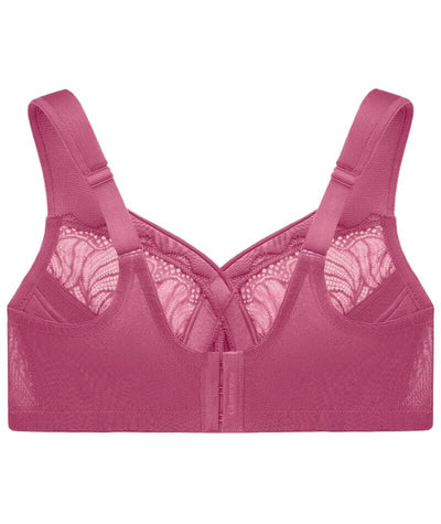 Glamorise MagicLift Natural Shape Support Wire-free Bra - Red Violet Bras