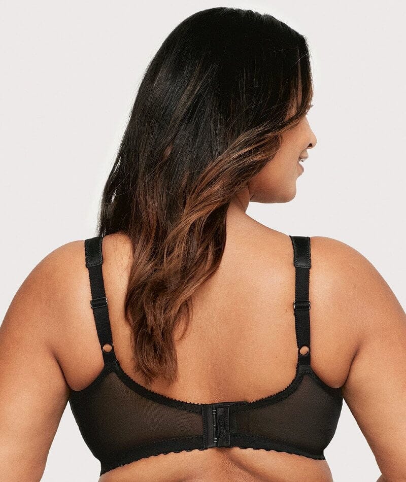 Black best sale bra back