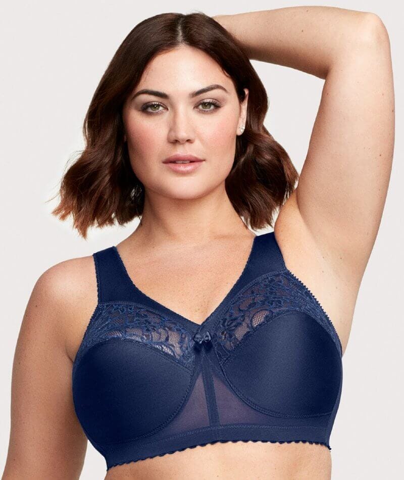Glamorise MagicLift Original Wire-free Support Bra - Blue Bras
