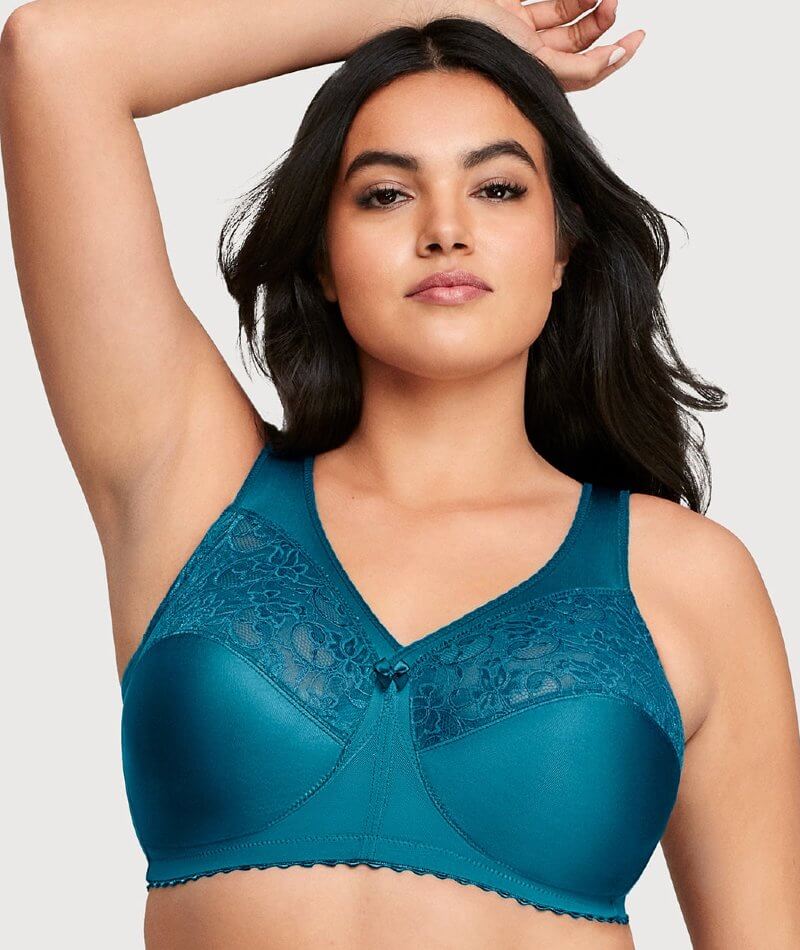 Glamorise MagicLift Original Wire free Support Bra Dark Teal