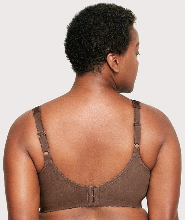 Glamorise MagicLift Original Wire-free Support Bra - Mocha - Curvy