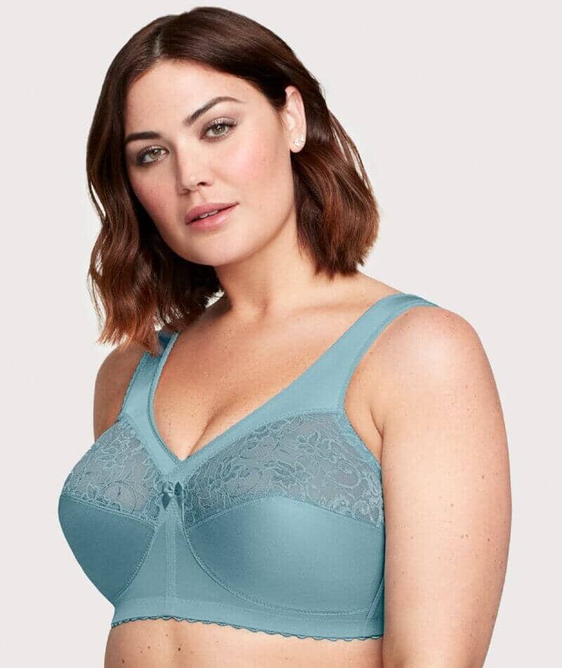 Buy Glamorise Women's Plus Size Magic Lift Cotton Full Figure