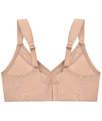 Glamorise MagicLift Seamless Wire-free Support T-Shirt Bra - Cafe Bras