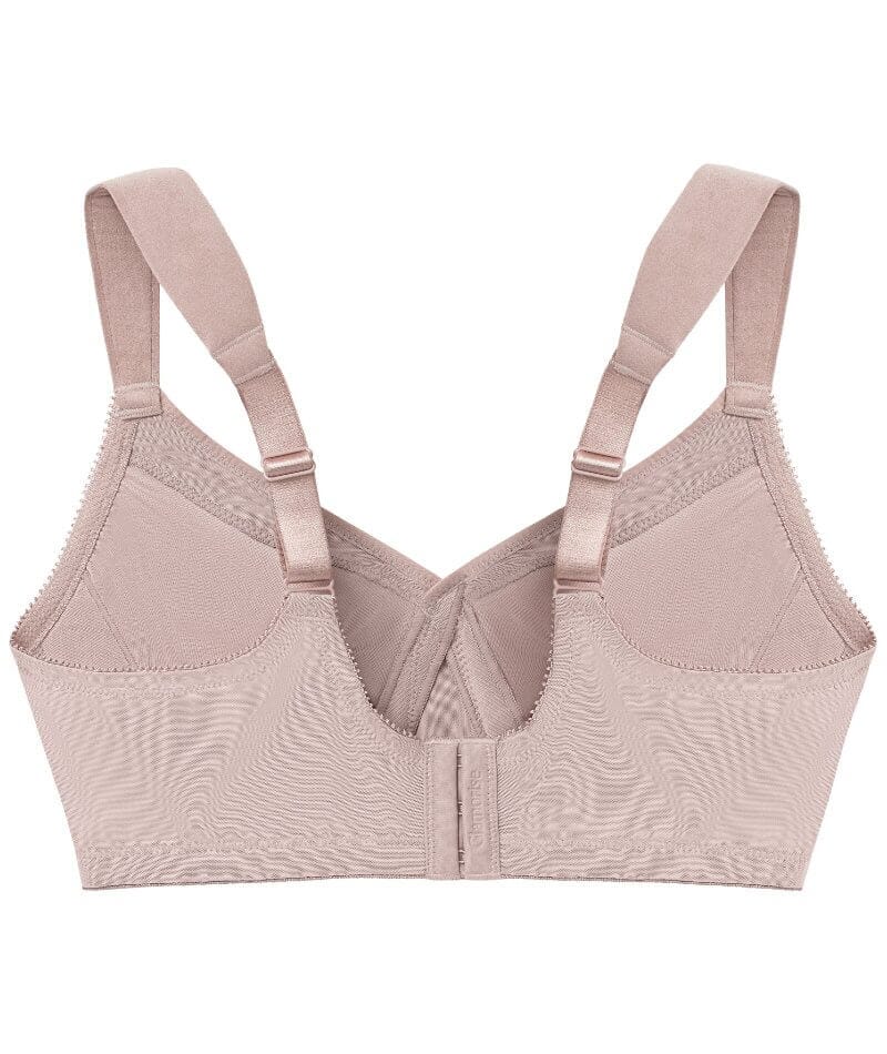 Glamorise MagicLift Seamless Wire-free Support T-Shirt Bra - Taupe Bras
