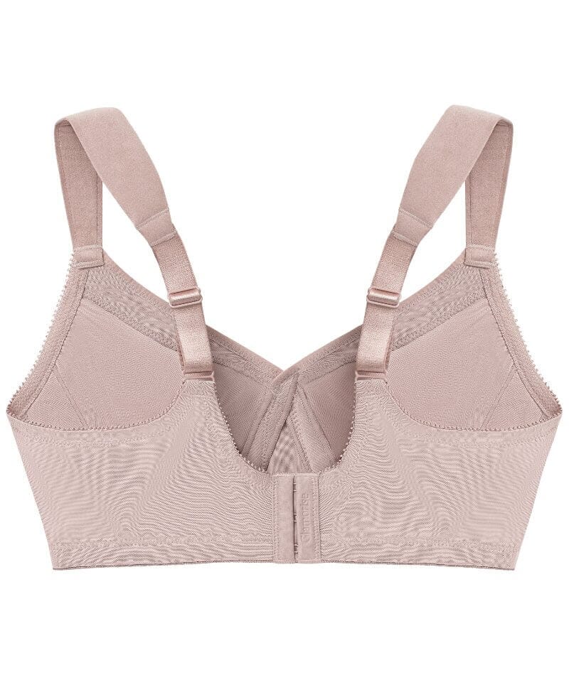 Glamorise MagicLift Seamless Wire-free Support T-Shirt Bra - Taupe