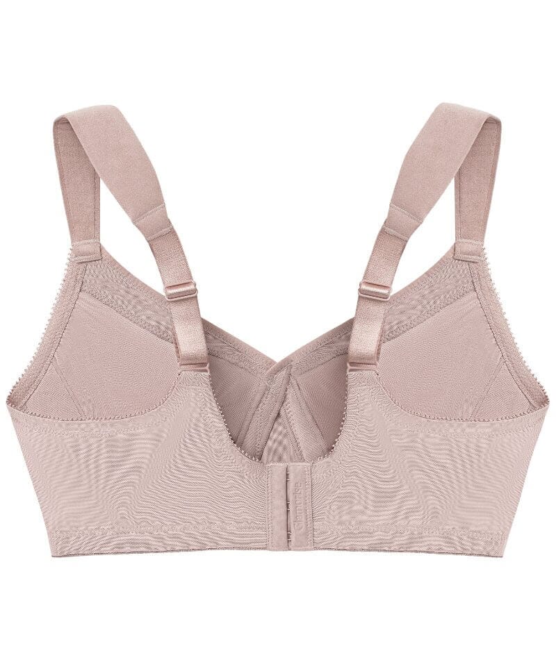 Pretty Polly Casual Comfort Moulded T-Shirt Bra in grey & pink Lace 32-38 B  C D