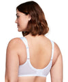Glamorise MagicLift Seamless Wire-free Support T-Shirt Bra - White Bras