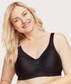 Glamorise MagicLift Seamless Wire-free Everyday Bra - Black Bras