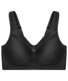 Glamorise MagicLift Seamless Wire-free Everyday Bra - Black Bras
