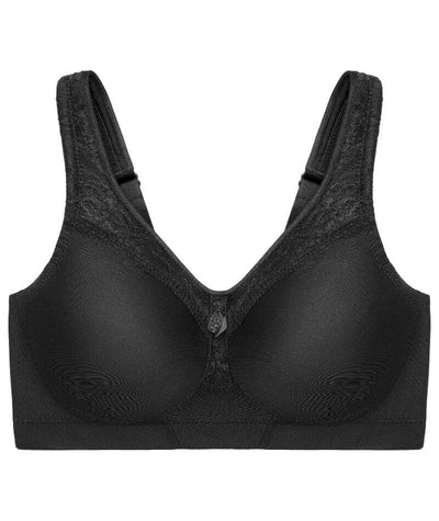 Glamorise MagicLift Seamless Wire-free Everyday Bra - Black Bras