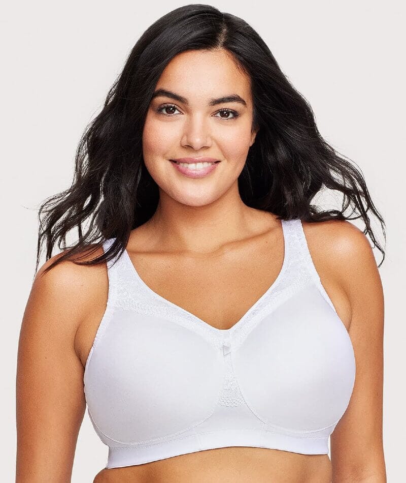White Non-wired Bra Feel Good Support, 53% OFF