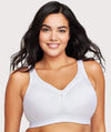 Glamorise MagicLift Seamless Wire-free Everyday Bra - White Bras